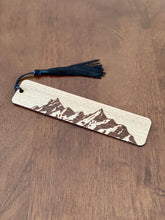 Mountain Engraved Wood Bookmark - Ink and Latte